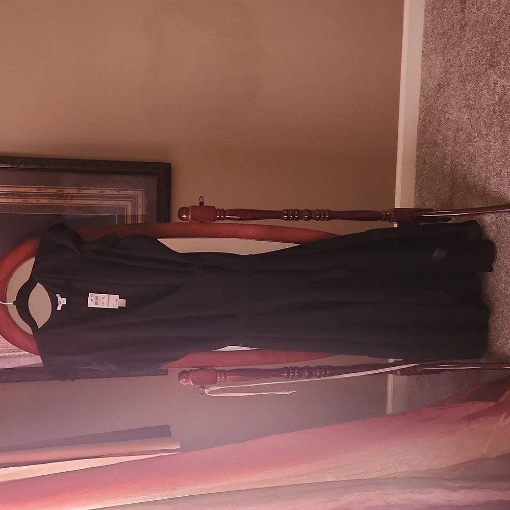 BAR 111 Black Wrap Dress XL Petite